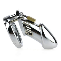 Generique Cage de chasteté STEEL PADLOCK 12 x 3.5cm